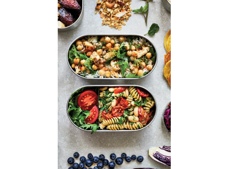 Black+Blum Stainless Steel Double Bento Box Werbeartikel