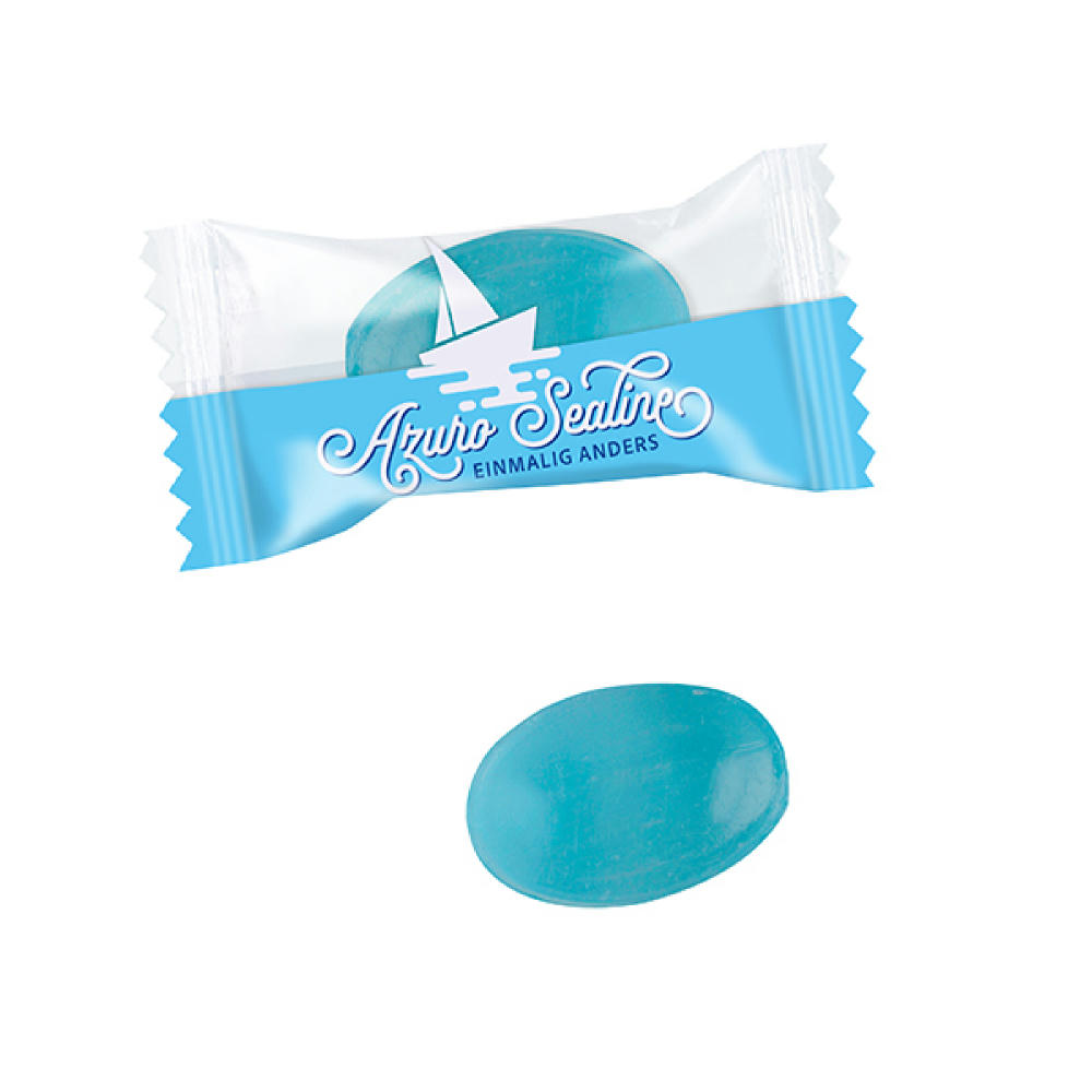 Product image Blaues Bonbons im Flowpack Werbeartikel