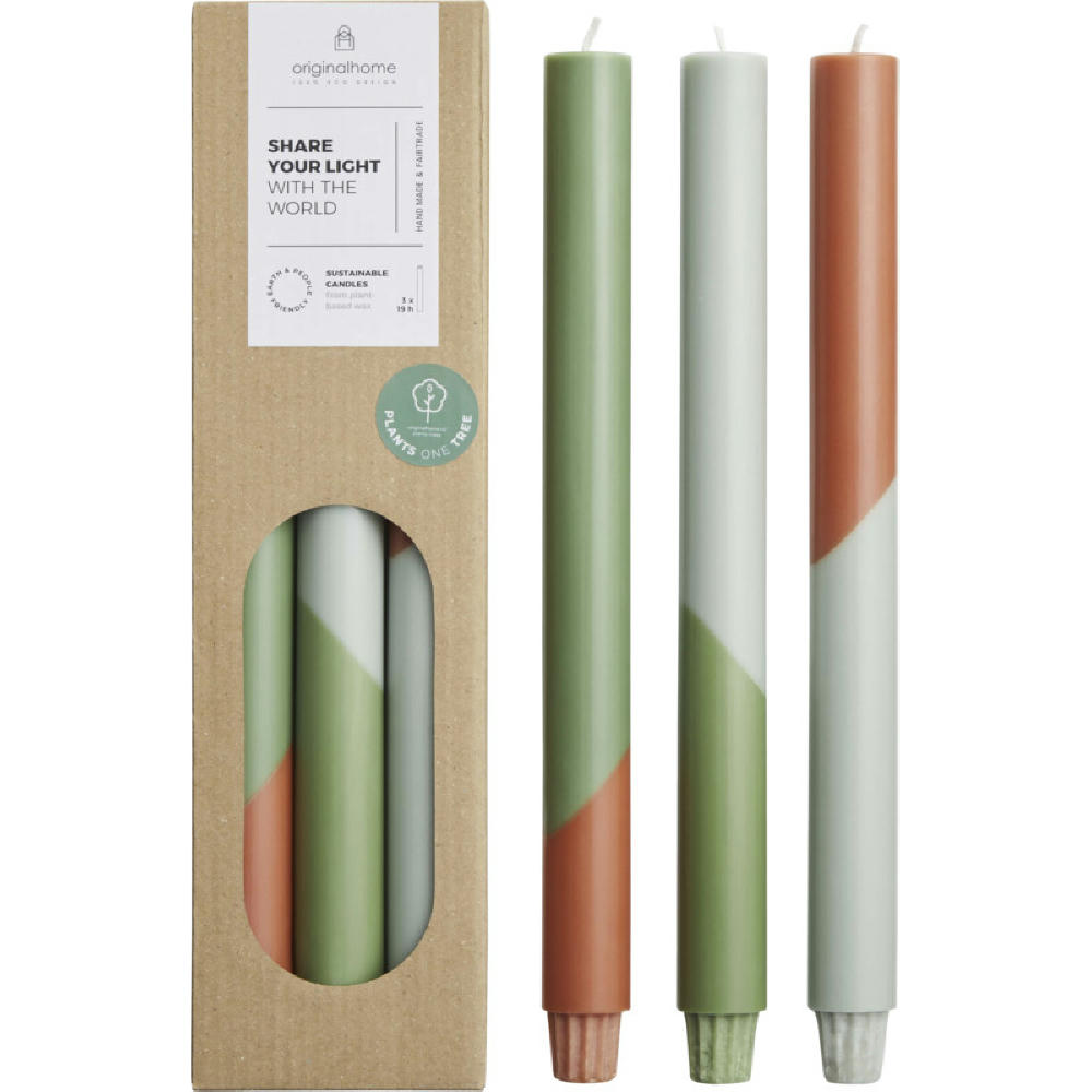 Originalhome Eden Diagonale Kerzen – 3er-Set Werbeartikel