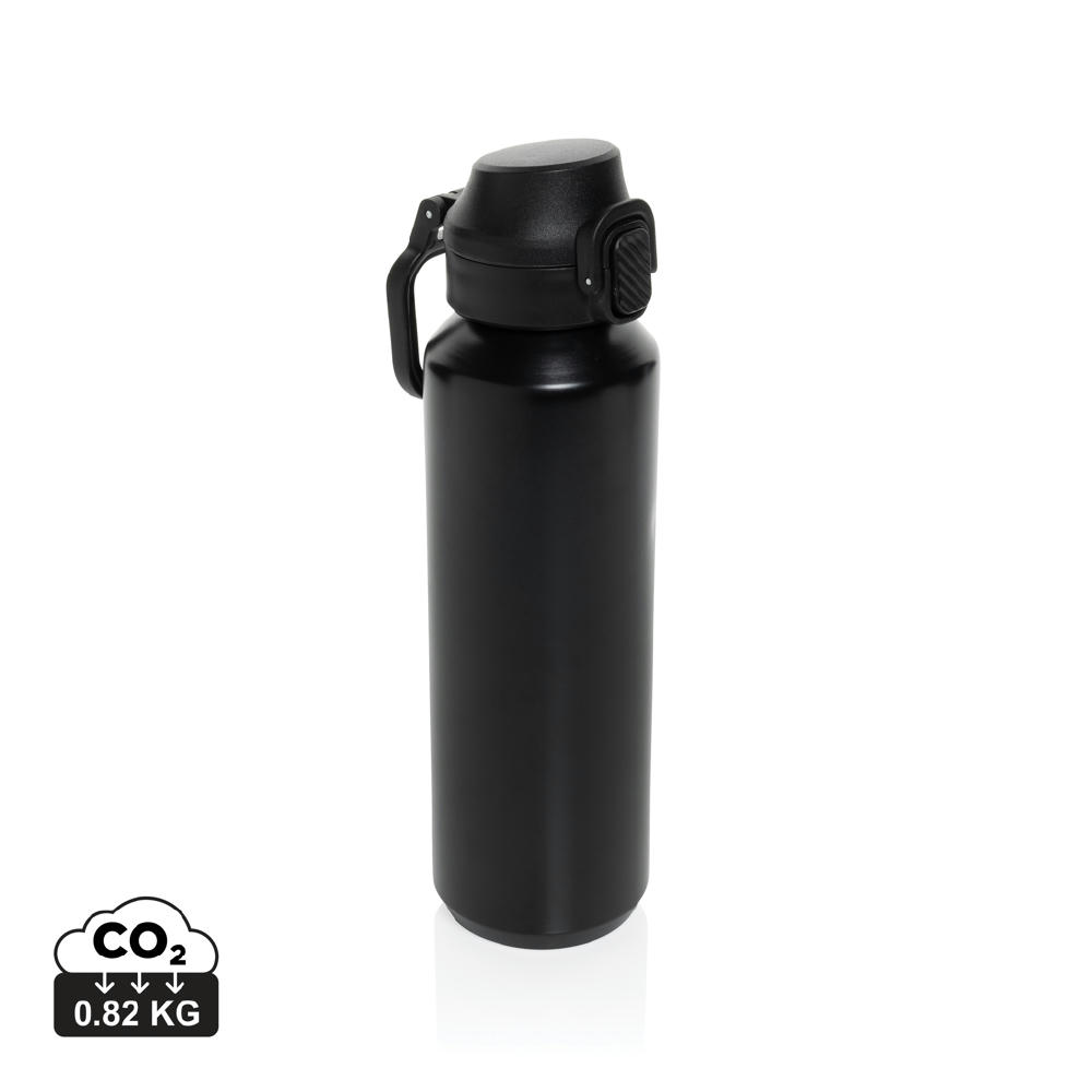Product image Via RCS Re-Steel Sportflasche mit Verschluss, 600ml Werbeartikel