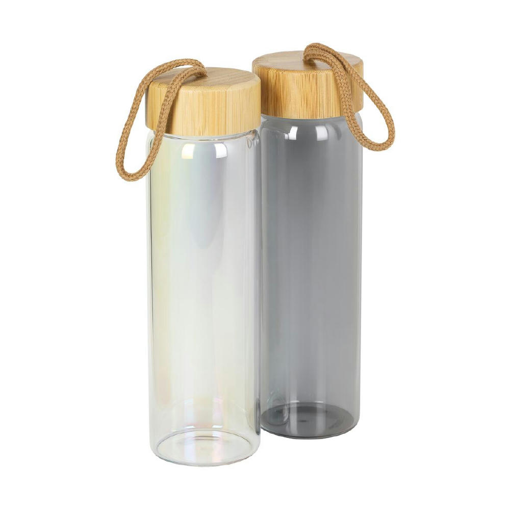 Glasflasche "Bamboo", 0,65 l, colour Werbeartikel