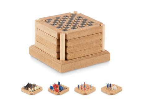Product image Untersetzer-Set mit Spielen Werbeartikel