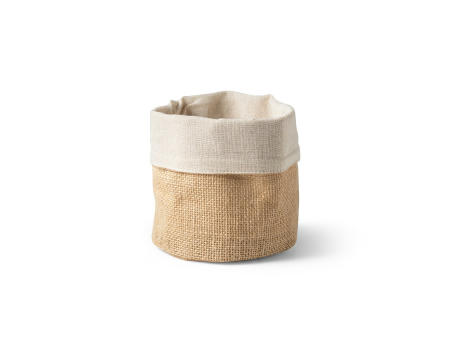 DUCASSE. Mehrzweckbeutel aus Jute (260g/m²) und Baumwolle (120g/m²) bedrucken