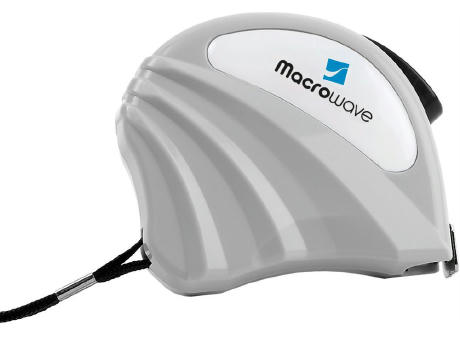 Automatik-Bandmaß "Metis 5 M grau" bedrucken