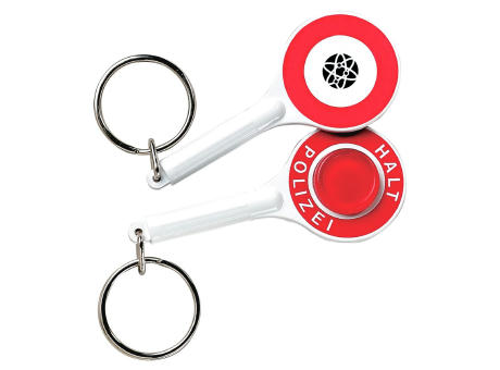 Schlüsselanhänger "Polizeikelle" bedrucken