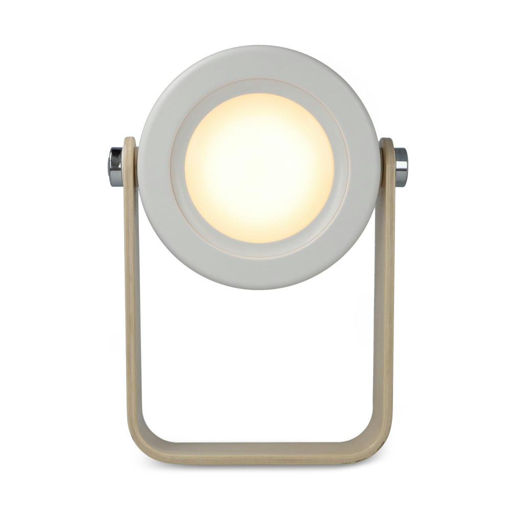 Coollux Multifunktions-LED-Lampe mit Bambusgriff Werbeartikel