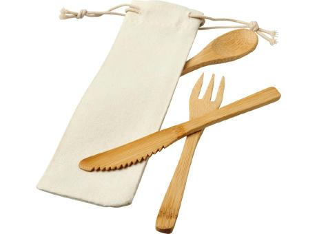 Product image Celuk Bambus-Besteckset Werbeartikel