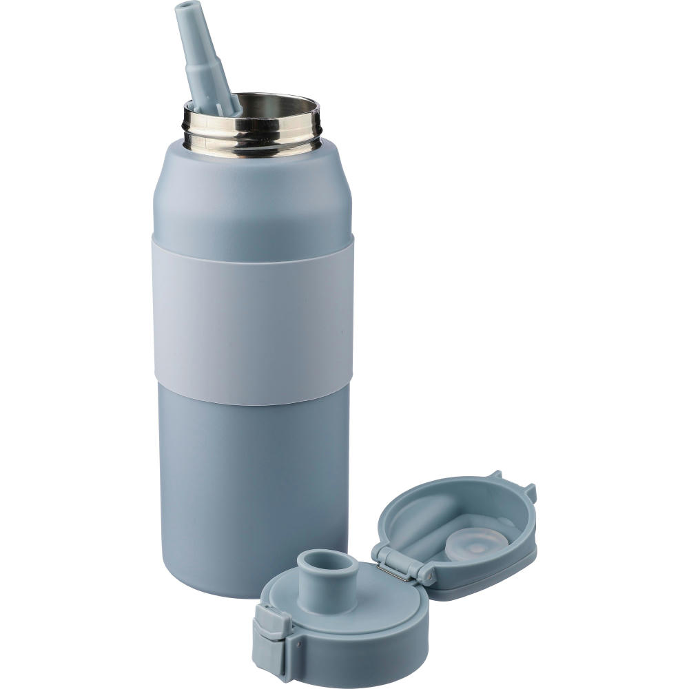 Doppelwandige Edelstahl-Trinkflasche 800 ml Katie Werbeartikel