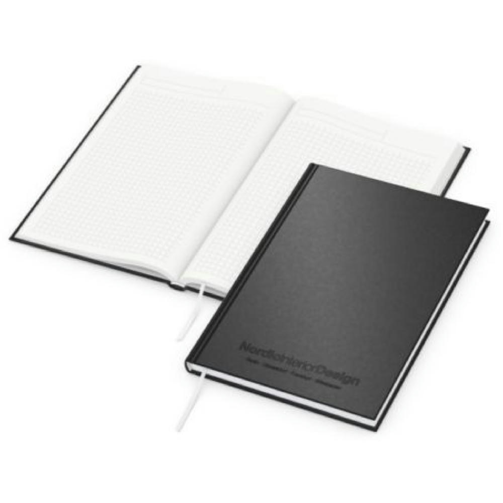 Notizbuch Note-Book EXPRESS Ecken spitz Hardcover matt-farbig Werbeartikel
