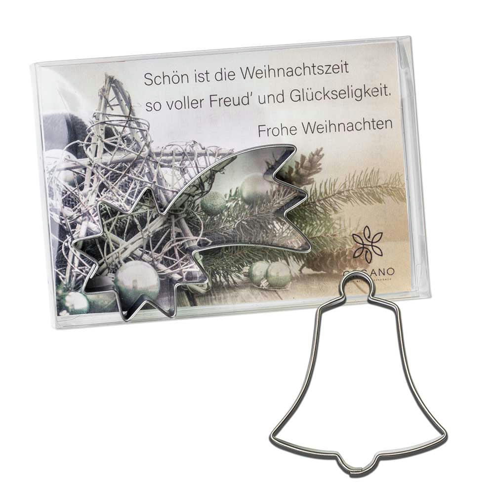 Product image Backförmchen in der Box - Winter - Glocke Werbeartikel