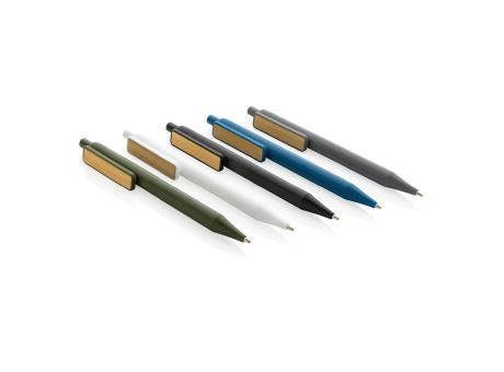 GRS rABS Stift mit Bambus-Clip Werbeartikel