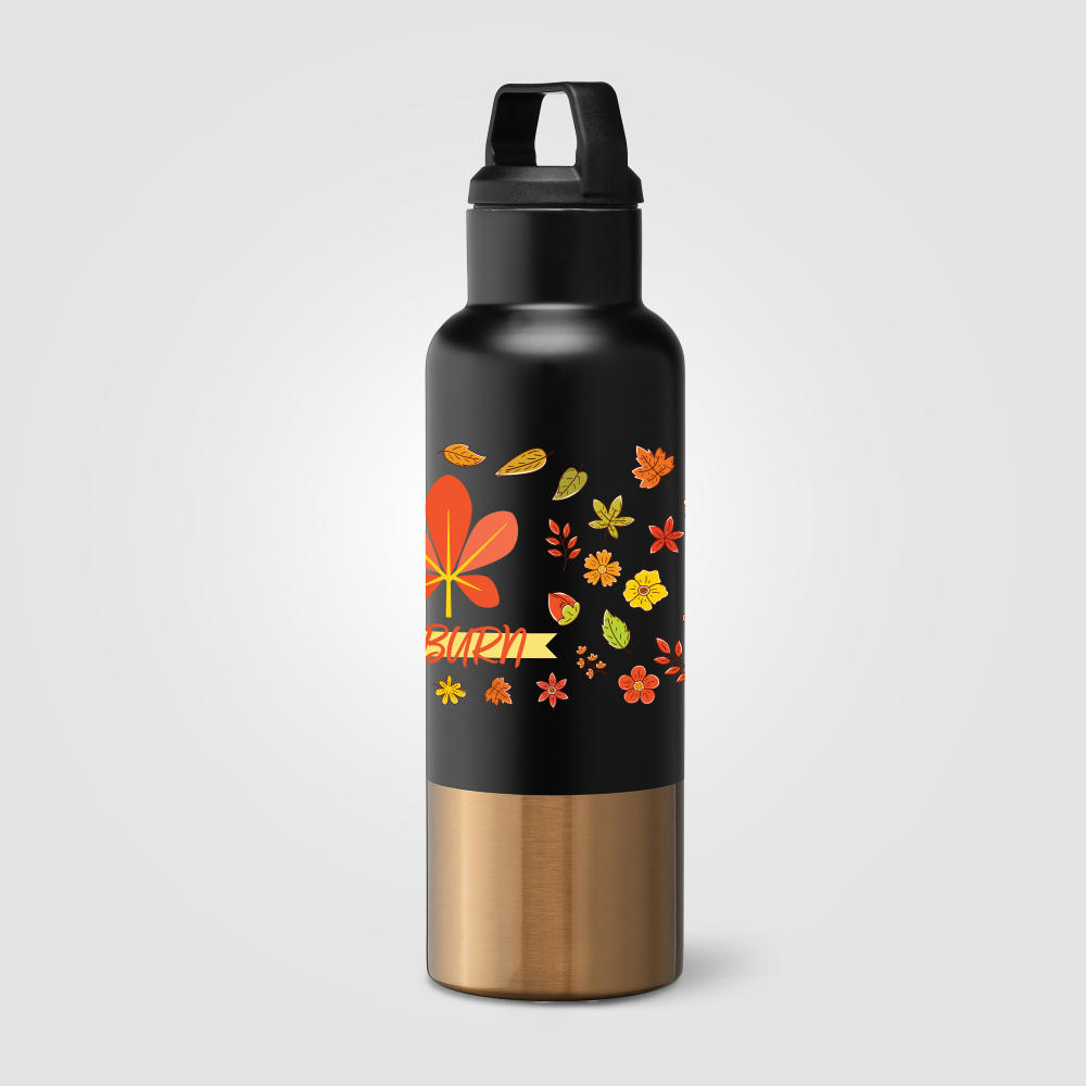 Aurelia Trinkflasche vakuumisoliert aus recyceltem Edelstahl - 640 ml Werbeartikel
