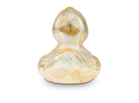 Werbeente Gloria Goldglitzer, ca. 8 cm Werbeartikel