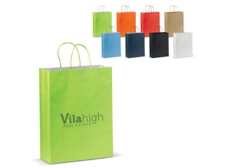 Product image Große Papiertasche im Eco Look 120g/m² bedrucken