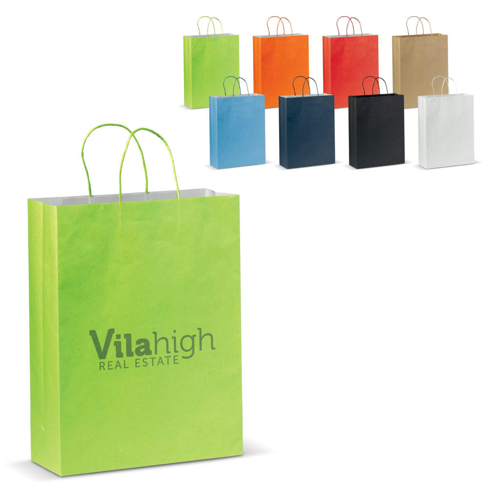 Product image Große Papiertasche im Eco Look 120g/m² Werbeartikel