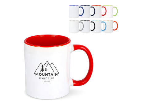 Oslo Sublimationsbecher  farbig innen &amp; Griff 300ml Werbeartikel