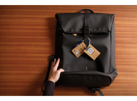 Urban wasserabweisender Flap-Top Rucksack bedrucken