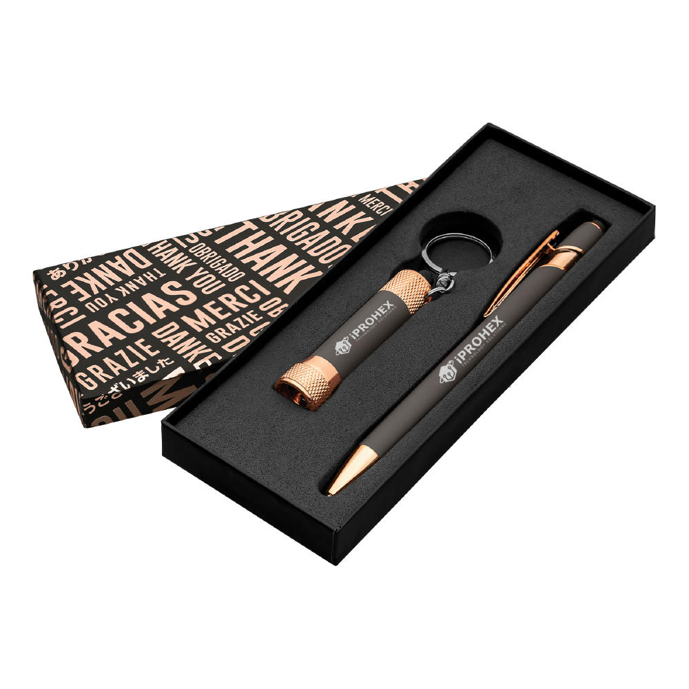 Prince Softy Roségold - Geschenkset / Dankeschön-Box Werbeartikel