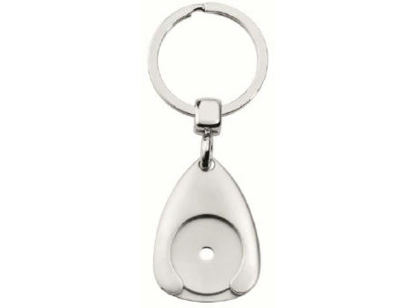 Product image Metmaxx® EK-Chiphalter "KeyLogoStarEvo" silber Werbeartikel