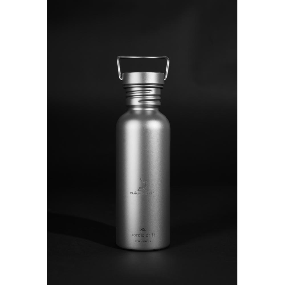 Nordic Drift Trail Ultraleichte Titan-Wasserflasche 600ml Werbeartikel