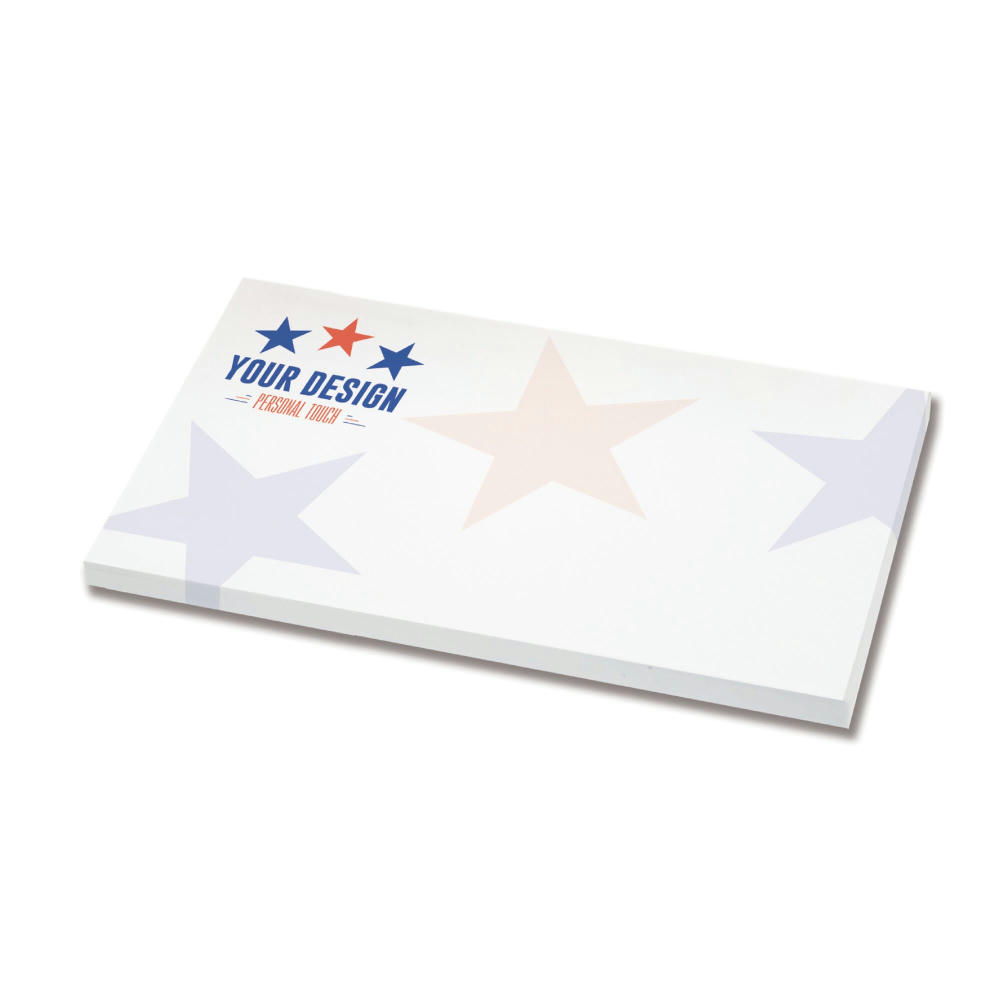Product image 100 Blatt Haftnotizen, 125x72mm, full-colour Werbeartikel
