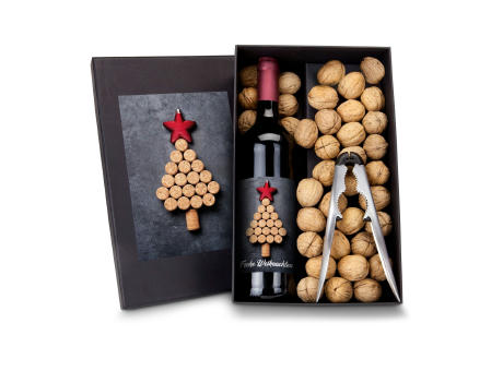 Geschenkset / Präsenteset: Wein-Ge-Nüsse bedrucken