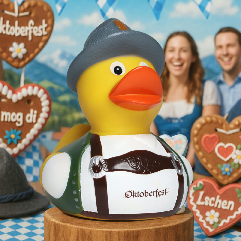 Oktoberfest™ Ente „Tracht" Werbeartikel