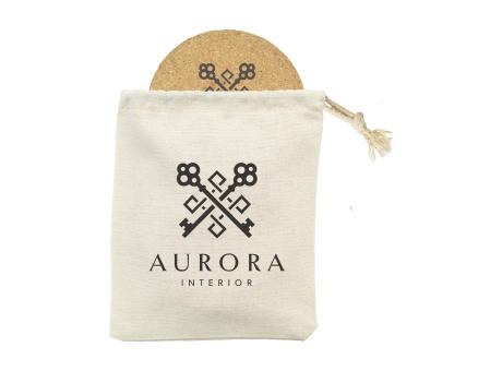 Cork Coaster Set Untersetzern Werbeartikel