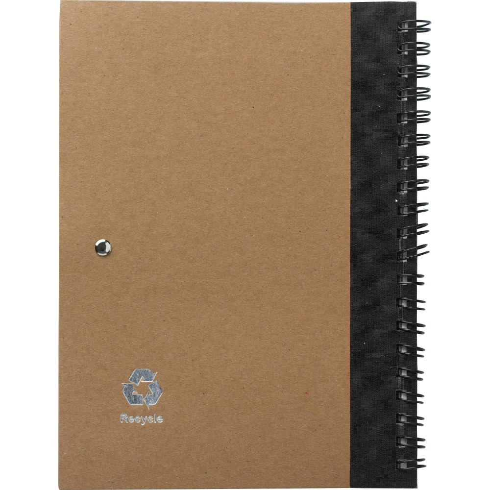 Notizbuch aus recyceltem Papier Stella Werbeartikel