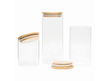 ECO STORAGE S - Glas-Vorratsdose, Füllmenge ca. 450 ml Werbeartikel