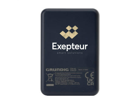 Grundig Wireless Magnetic Powerbank Mini 5000mAh Werbeartikel