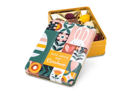 Product image Geschenkartikel / Präsentartikel: Süße Ostergrüße - Pralinendose mit 125 g Werbeartikel