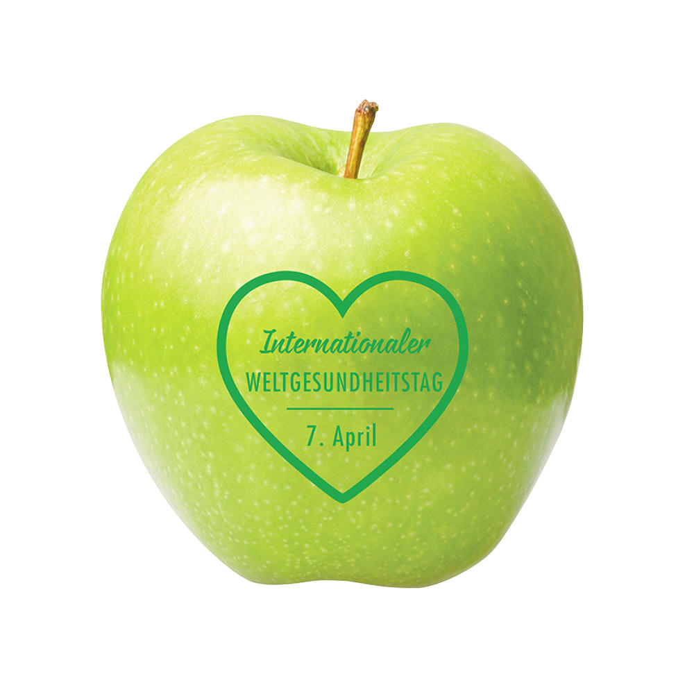 Product image Apfel grün "Weltgesundheitstag“ Werbeartikel
