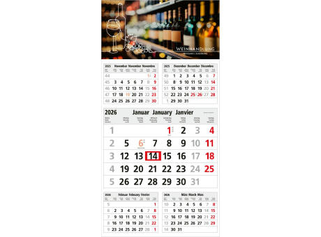 Product image 5-Monatskalender Commerce 5 Post Bestseller (Einblatt) Werbeartikel