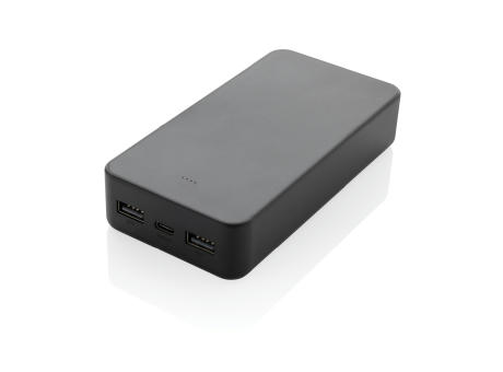 Boostcore 20.000mAh Powerbank aus RCS rec. Kunststoff bedrucken