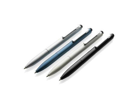 Kymi Stift mit Stylus aus RCS recyceltem Aluminum Werbeartikel
