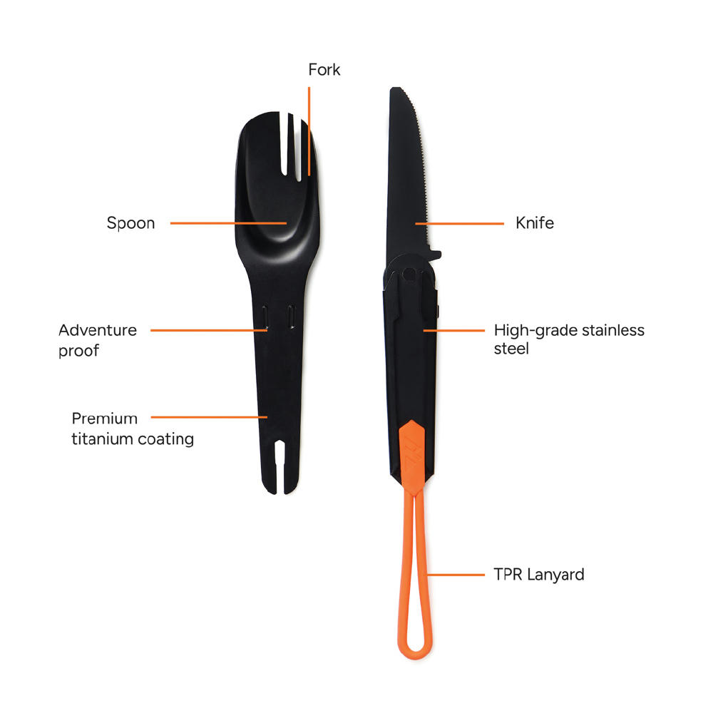 Nordic Drift Trail 4-in-1 Outdoor-Besteck Werbeartikel