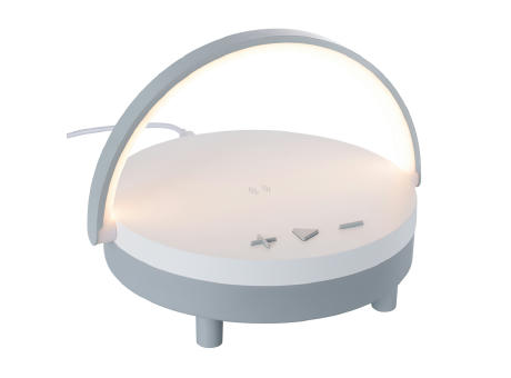 Product image Wireless Lautsprecher inkl 15 Watt Wireless Charger mit Licht REEVES-BOURVILLE Werbeartikel