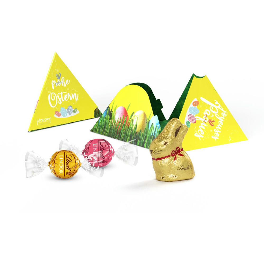 Product image Lindt Osternest in Pyramidenbox Werbeartikel