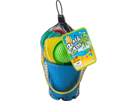 Recycelter PP-Strandeimer Mateo Werbeartikel