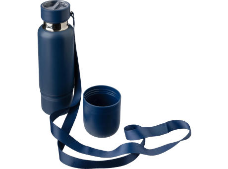 Doppelwandige Flasche aus Edelstahl (500 ml) Lieselotte Werbeartikel