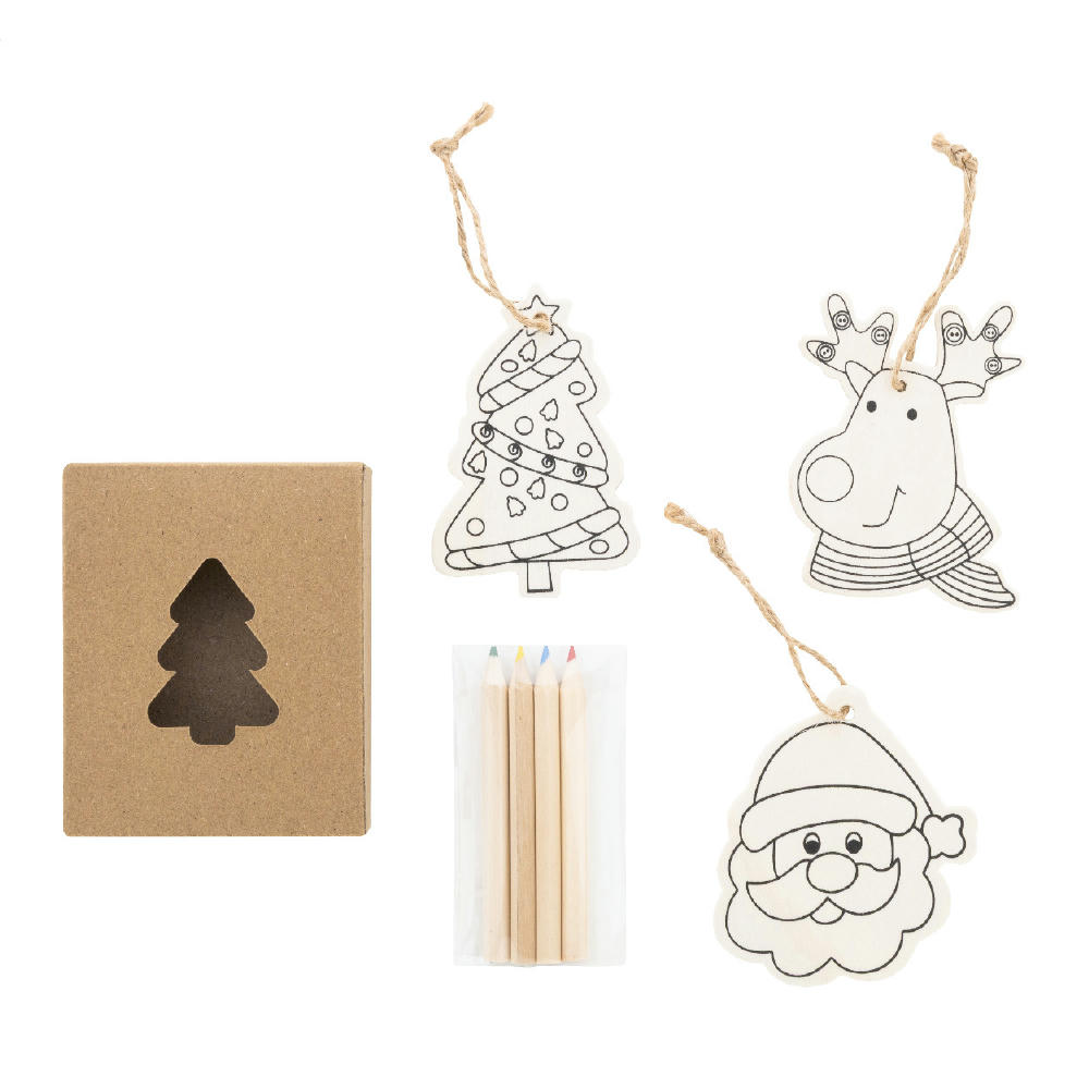 Product image Christbaumschmuck zum Ausmalen Oppland Werbeartikel