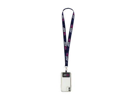 Lanyard Sublimation RPET 2 cm mit Patch bedrucken