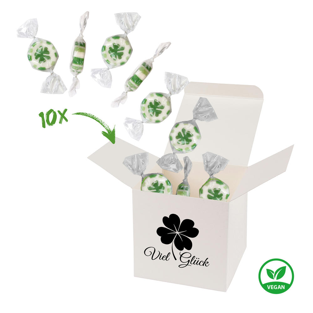 Product image ColorBox Viel Glück - Weiß Werbeartikel