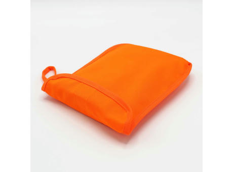 Warnwesten-Set Recycling, bedruckter Beutel Werbeartikel