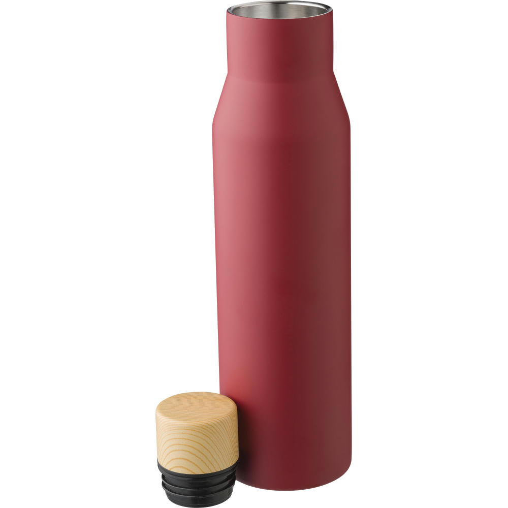 Doppelwandige Flasche aus Edelstahl Christian Werbeartikel