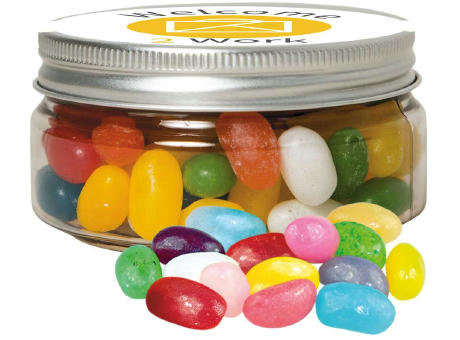 Jelly Beans sauer-Mix, ca. 80g, Sweet Dose Mini Werbeartikel