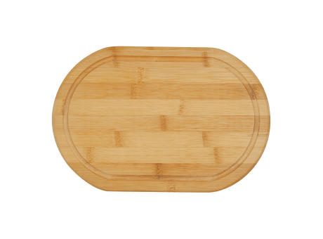 BAMBOO-ROUND - Schneidebrett Werbeartikel