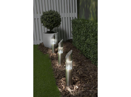 Grundig Solar Stainless Steel Garden LED-Light Werbeartikel