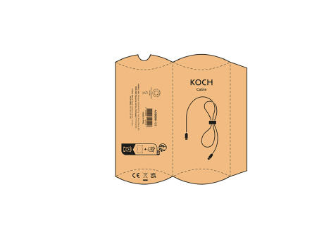 Koch Ladekabel rPET 1m bedrucken